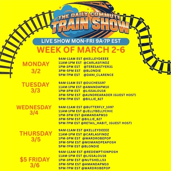 WARDROBE POP Dresses & Skirts - THE DAILY COMMUTE TRAIN- C'MON AND RIDE THIS TRAIN! WEEKDAYS 8A-7P EST!